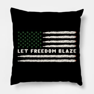 Let Freedom Blaze Joints Pillow