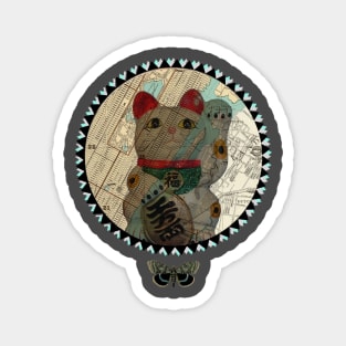 NEW YORK Lucky cat Magnet