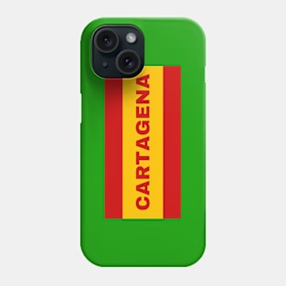 Cartagena City in Spanish Flag Colors Phone Case