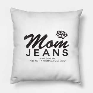 Mom Jeans logo - SNL Pillow