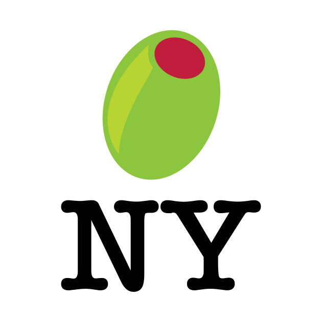 Olive NY Food Pun Green Olive Meme by PodDesignShop