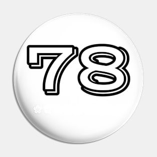 baseball 78 Pin