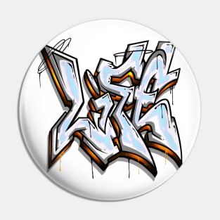 Life Graffiti Pin