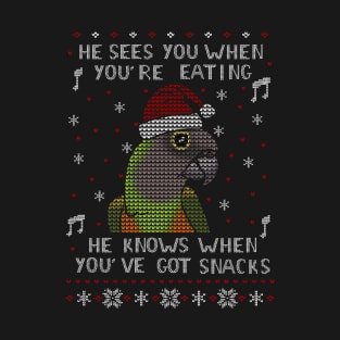 Christmas Snack Male senegal Parrot T-Shirt