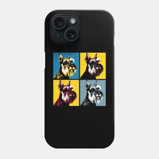 Standard Schnauzer Pop Art - Dog Lovers Phone Case