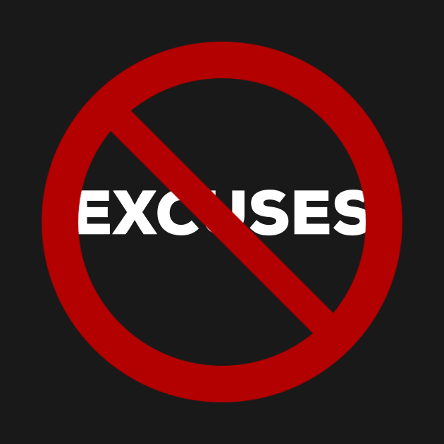 No Excuses- Gym Workout Body Building Fitness by motherlandafricablackhistorymonth