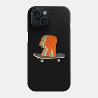 Retro Fingerboarder Phone Case