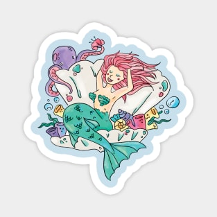 Mermaid and Friend Magnet