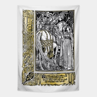 The Arming Of The Knights - The Quest For The Holy Grail Tapestry