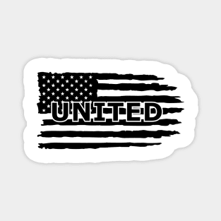 united usa distressed flag Magnet