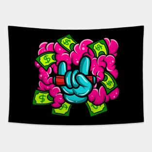 pink gass Tapestry