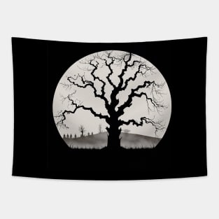 Spooky Dead Goth Tree Tapestry
