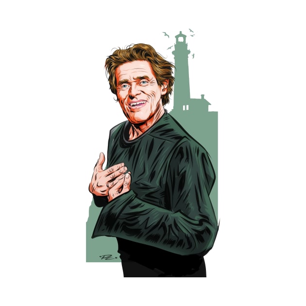 Willem Dafoe - An illustration by Paul Cemmick by PLAYDIGITAL2020