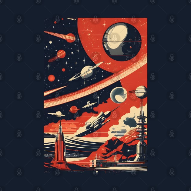 Soviet space art by Spaceboyishere