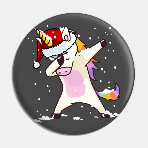 Dabbing Unicorn Shirt Hip Hop Dab Santa Hat Christmas Shirt IV Pin by vo_maria