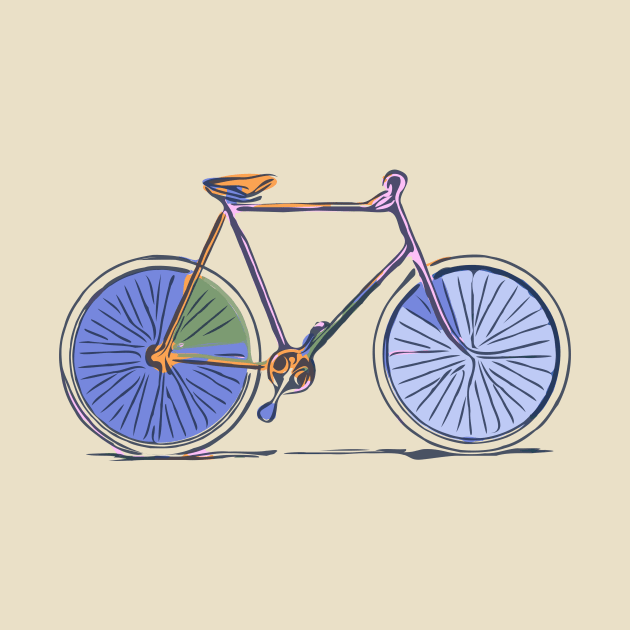 Bike in Purple by ApricotBirch