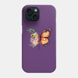 Spilt butterfly Phone Case