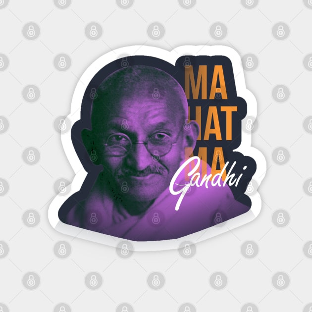 Gandhi The Great Soul Magnet by pentaShop