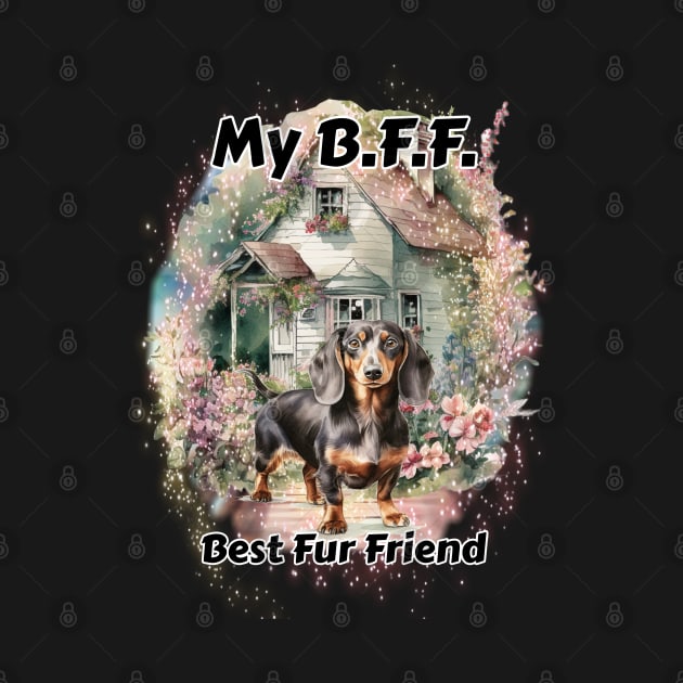 Dog - BFF Dachshund by KEWDesign