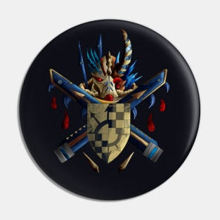 Crest of Dark Blood Templars Pin