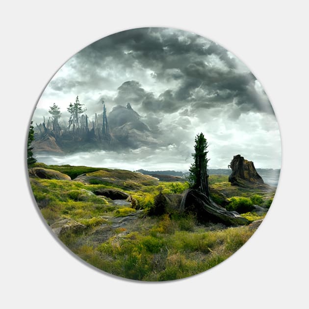 Eldritch Landscape Vista Pin by tdraw