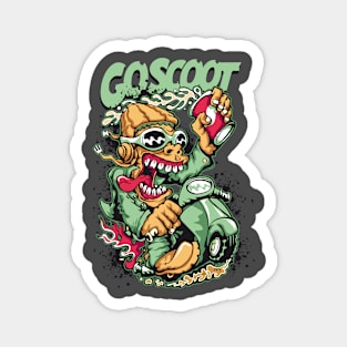 Funky style goscoot Magnet