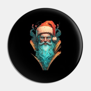 Vibrant Santa Claus Pin