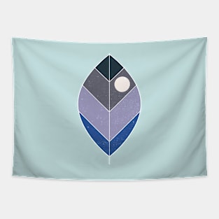 Moon over mountains Tapestry