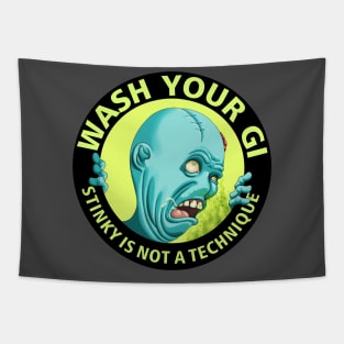 Wash your Gi - jiu jitsu, bjj zombie - stinky Tapestry