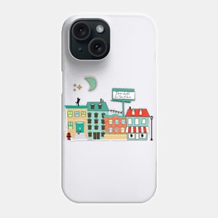 Brooklyn night cityscape Phone Case