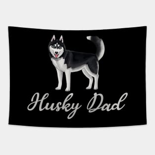 Husky Dad Tapestry