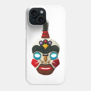 Watercolor tribal mask Phone Case