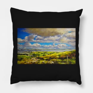 Clew Bay from Croagh Patrick, Co. Mayo Pillow