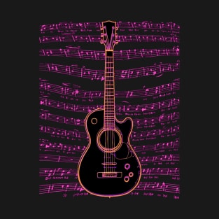 Guitar Music Notes T-Shirt