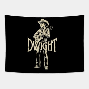 Dwight Yoakam Playing Guitar Tapestry