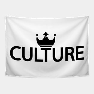 Culture typography design. Tapestry