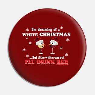 Dreaming of a white Christmas Pin