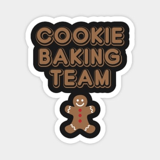 Cookie Baking Team Christmas Baking Team Magnet