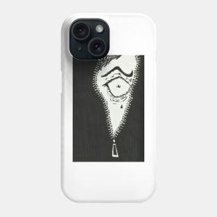 Eye zipper Phone Case