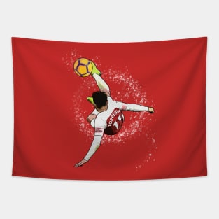 Torreira Bicycle Kick Tapestry