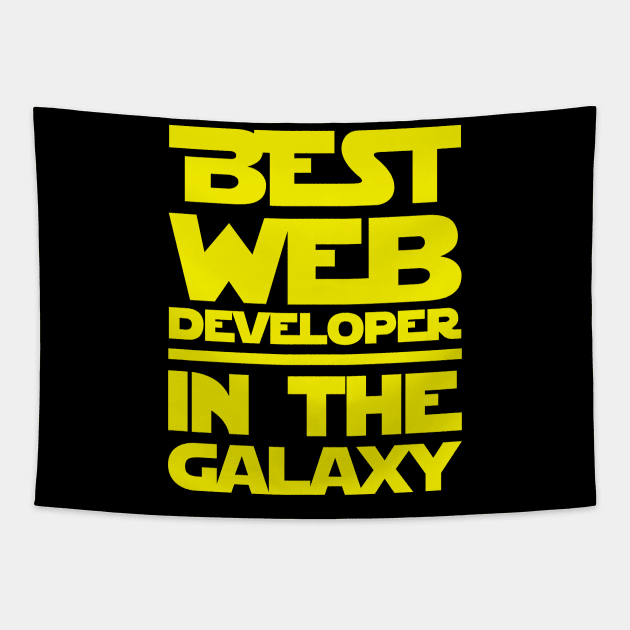 Best Web Developer In The Galaxy Tapestry by fromherotozero