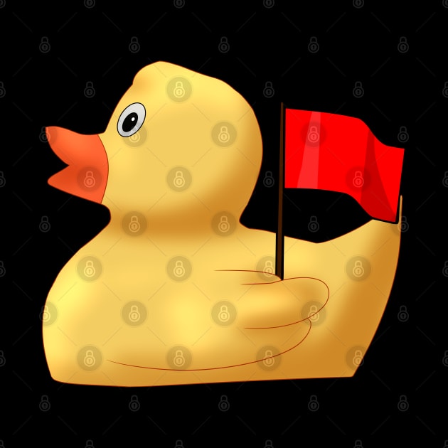 Red Flag Duck by TheQueerPotato