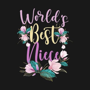 Family World's Best Niece Tee Funny Niece Ever Gift T-Shirt