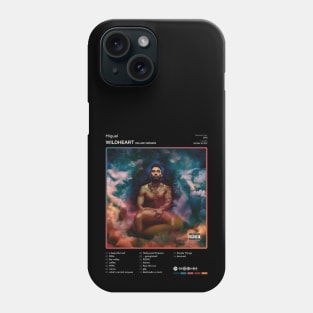 Miguel - Wildheart Tracklist Album Phone Case