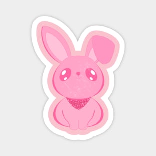 Pink Rabbit Magnet