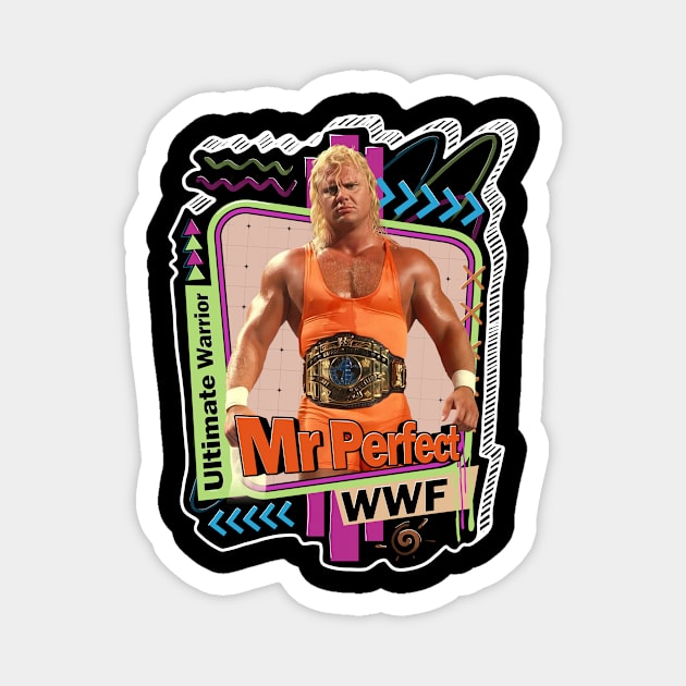 Wrestling Mr Perfect Magnet by PICK AND DRAG