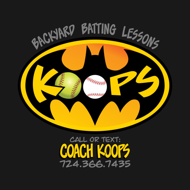 KOOPS BACKYARD BATTING LESSONS 2-SIDE BLACK by newsalemart