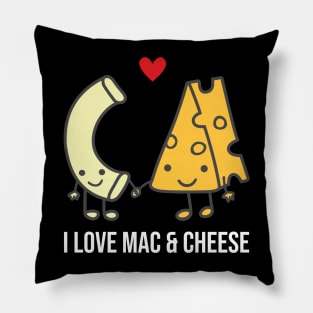 I Love Macaroni and Cheese Pillow