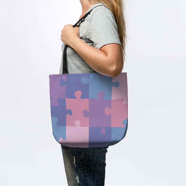 jigsaw tote bag