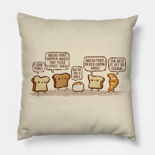 I Loaf Bread Puns Pillow